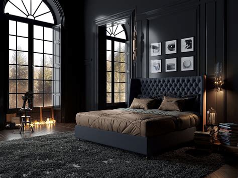 Dark Bedroom Furniture Decor